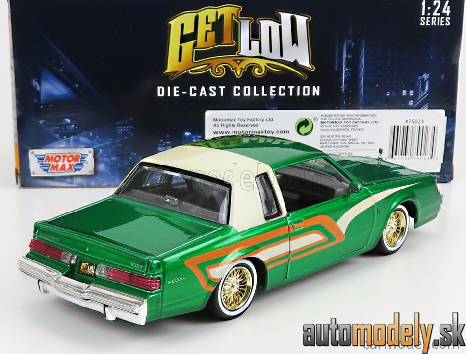 Motormax - BUICK REGAL CUSTOM 1987 GREEN - 1:24
