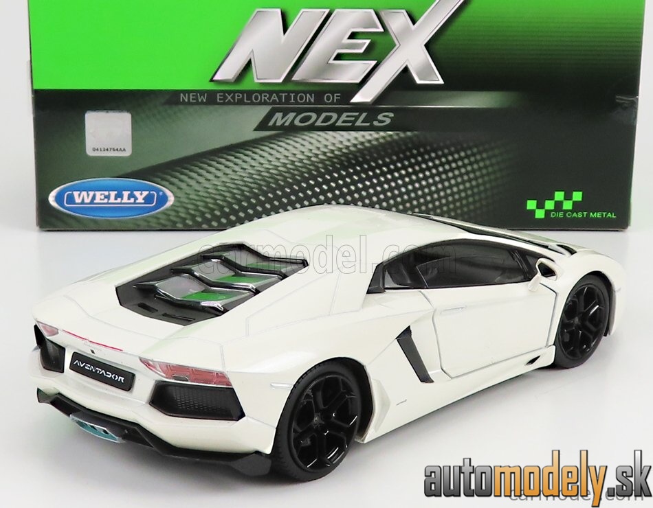 Welly - LAMBORGHINI AVENTADOR LP700-4 2011 WHITE - 1:24