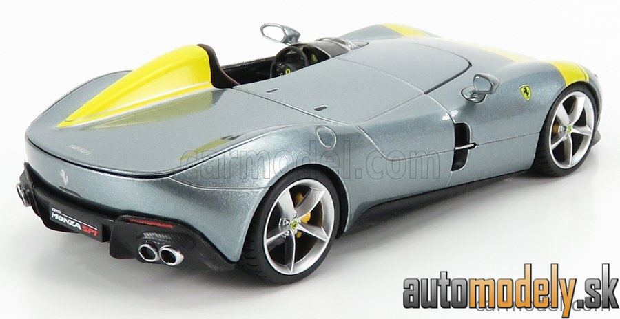 Bburago - FERRARI MONZA SP1 2018 SILVER - 1:24