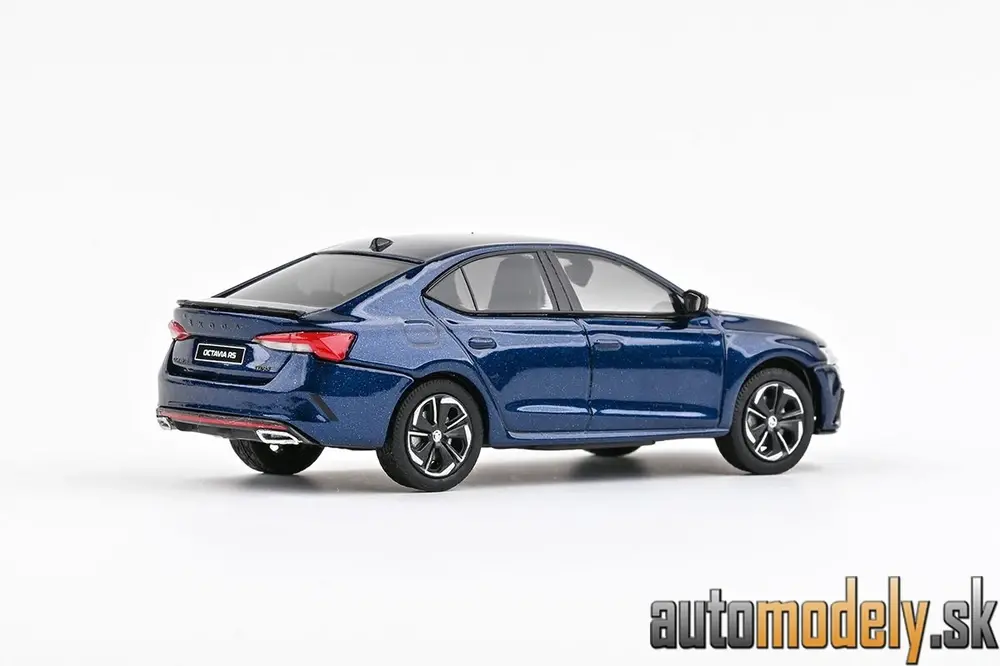 Abrex - Škoda Octavia IV RS (2020) - Modrá Storm Metalíza - 1:43