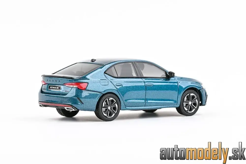 Abrex - Škoda Octavia IV RS (2020) - Modrá Admiral Metalíza - 1:43