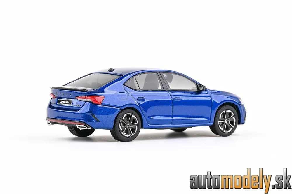  Abrex - Škoda Octavia IV RS (2020) - Modrá Nightfire Metalíza - 1:43