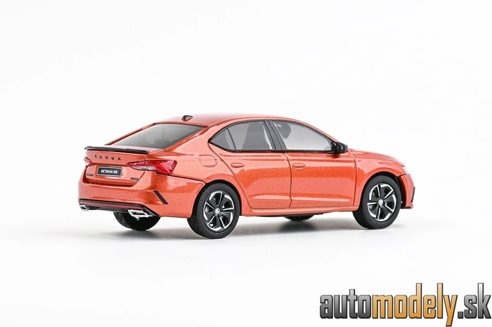  Abrex - Škoda Octavia IV RS (2020) - Oranžová Tangerine Metalíza - 1:43