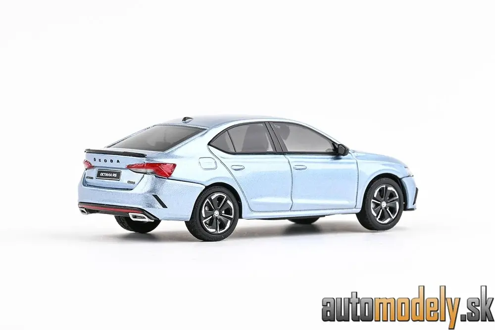 Abrex - Škoda Octavia IV RS (2020) - Modrá Shark Metalíza - 1:43