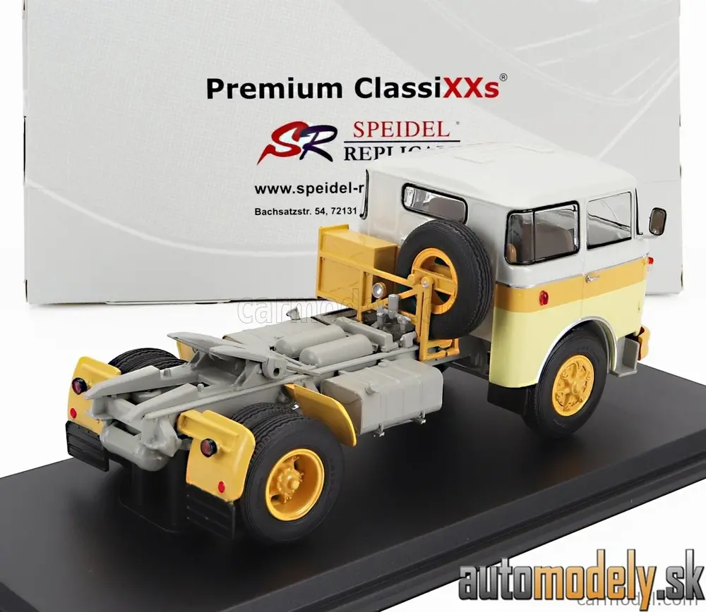 Premium ClassiXXs - LIAZ 706 MTTN TRACTOR TRUCK 2-ASSI 1978 YELLOW ORANGE WHITE - 1:43