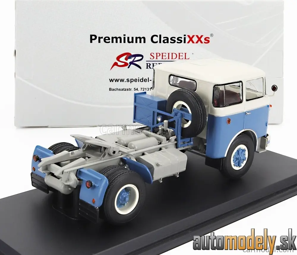Premium ClassiXXs - LIAZ 706 RTTN TRACTOR TRUCK 2-ASSI 1978 LIGHT BLUE WHITE - 1:43