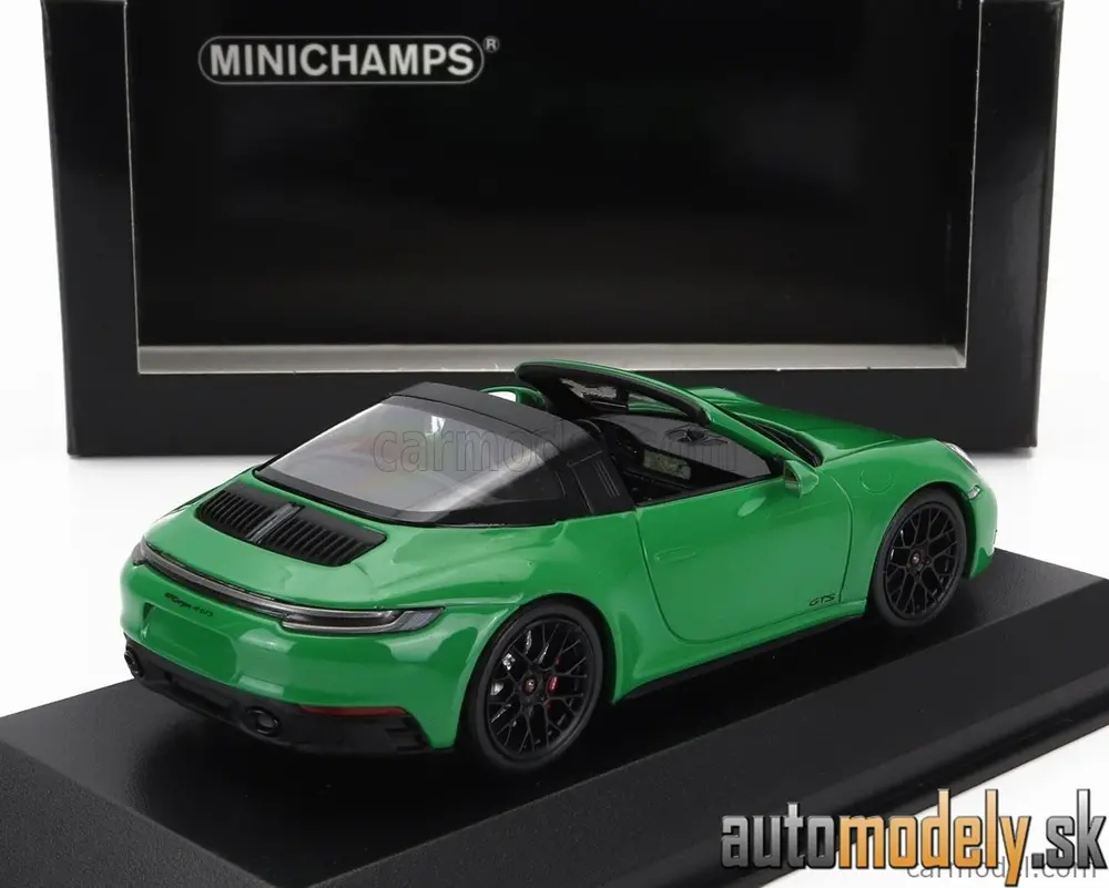 Minichamps - PORSCHE 911 992 TARGA 4 GTS 2022 GREEN - 1:43