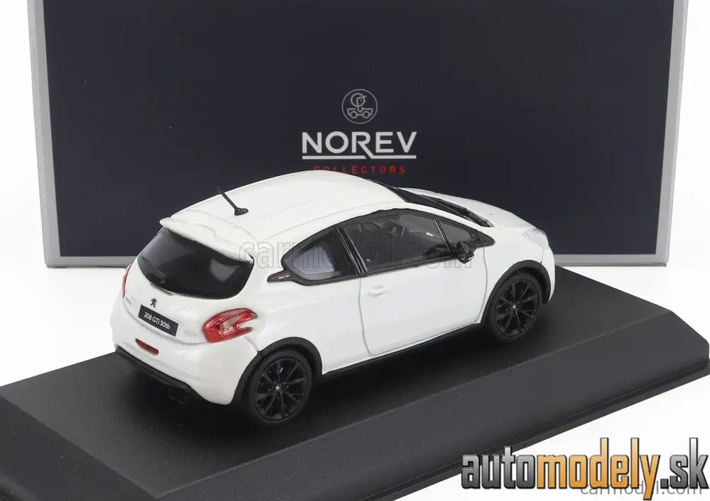 NOREV - PEUGEOT 208 GTi 2014 PEARL WHITE - 1:43 | 🚗 AUTOMODELY.sk