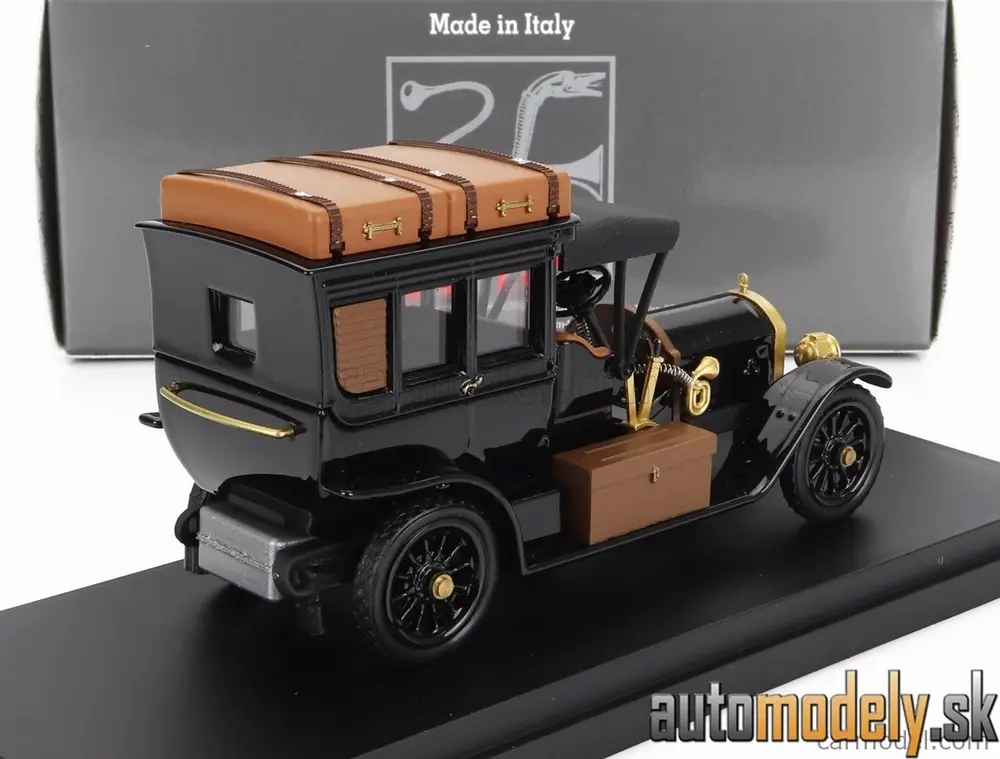 RIO - MERCEDES BENZ 70 CV LIMOUSINE 1908 BLACK - 1:43