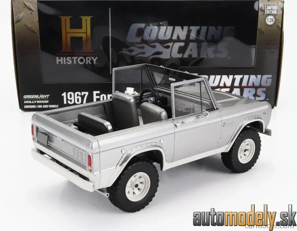 GreenLight - FORD BRONCO 1967 COUNTING CARS SILVER - 1:24