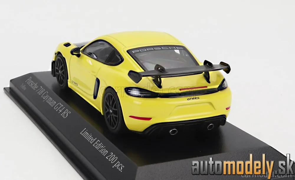Minichamps - PORSCHE 718 (982) CAYMAN GT4 RS 2021 BLACK RIMS - 1:43