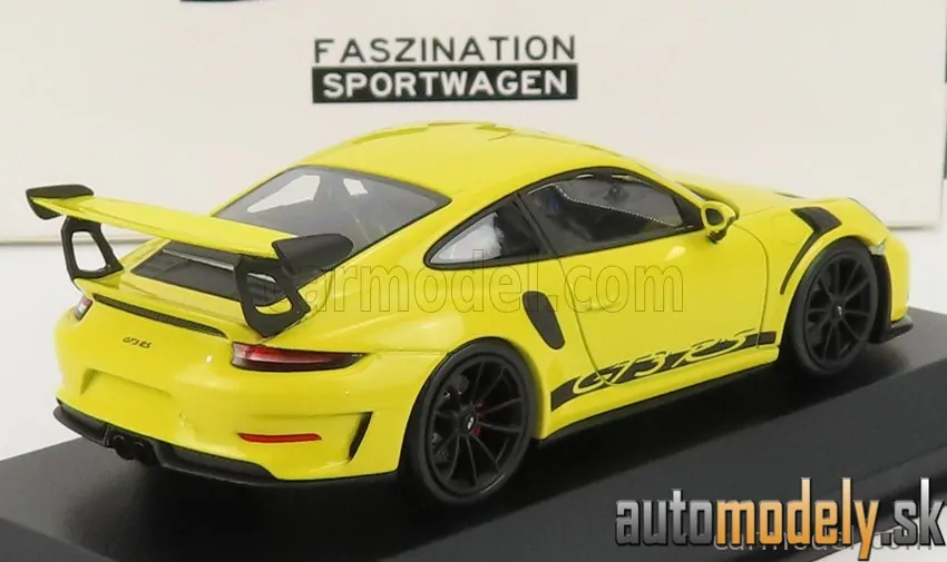 Minichamps - PORSCHE 911 991-2 GT3 RS COUPE 2018 BLACK RIMS - 1:43