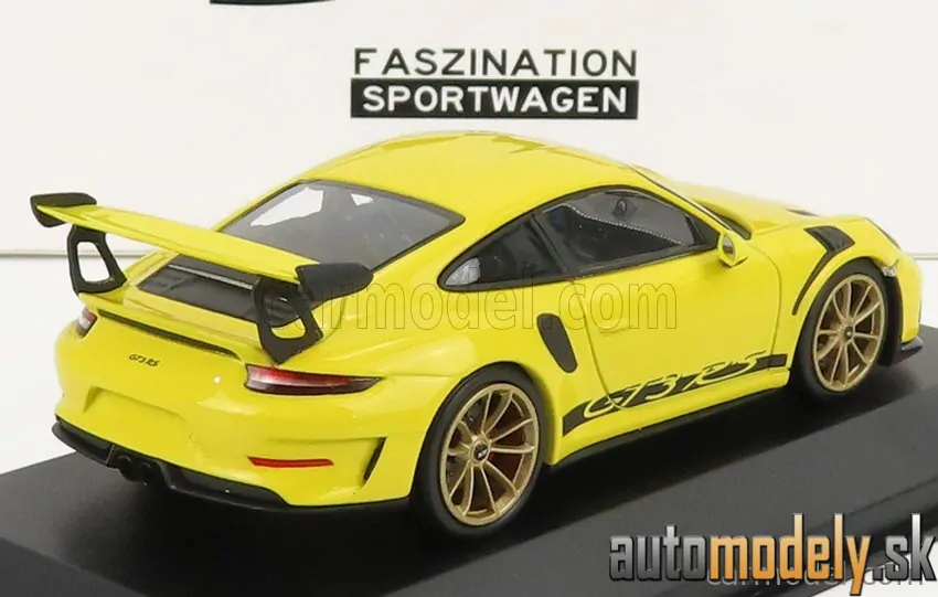 Minichamps - PORSCHE 911 991-2 GT3 RS COUPE 2018 GOLDEN RIMS - 1:43