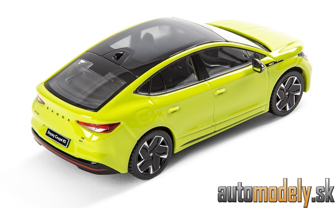 Škoda Enyaq Coupe RS zelená Mamba - 1:43