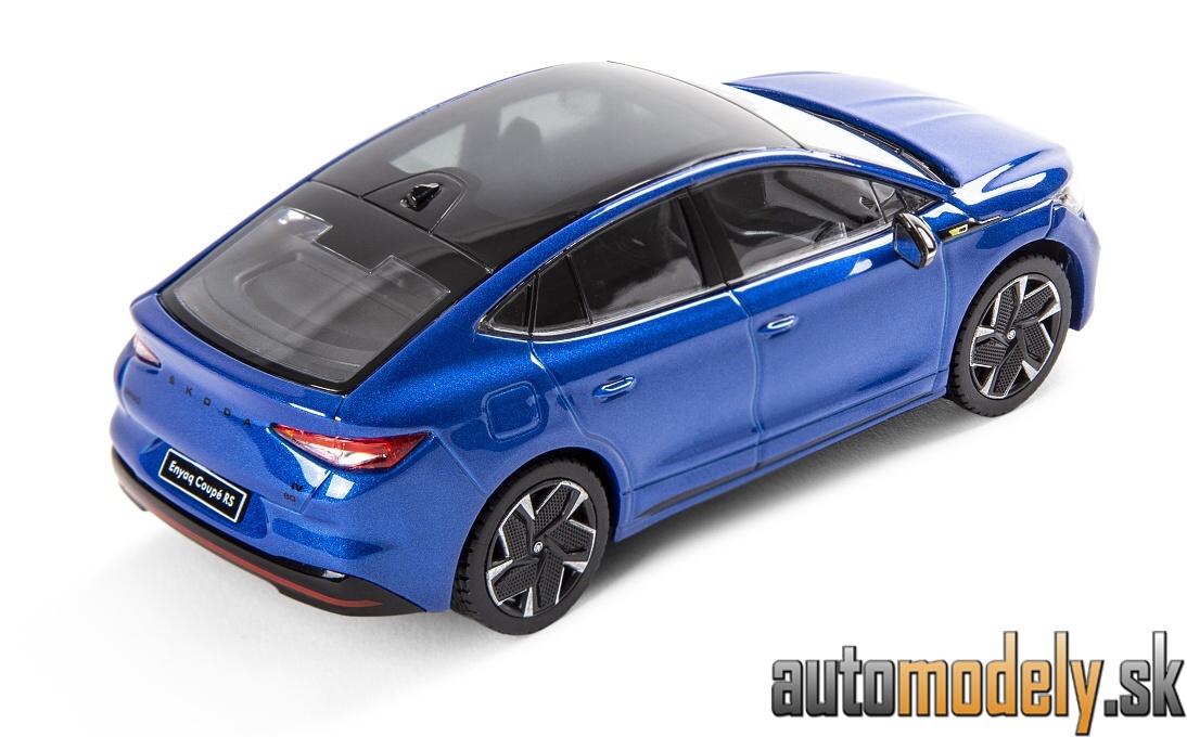 Škoda Enyaq Coupe RS modrá Race - 1:43