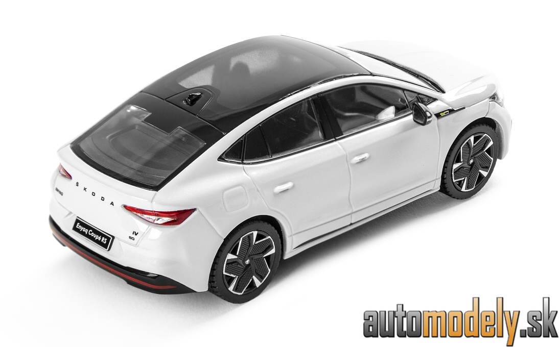 Škoda Enyaq Coupe RS biela Moon - 1:43