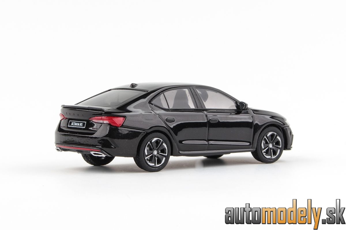Abrex - Škoda Octavia IV RS (2020) Černý Crystal Metalíza - 1:43