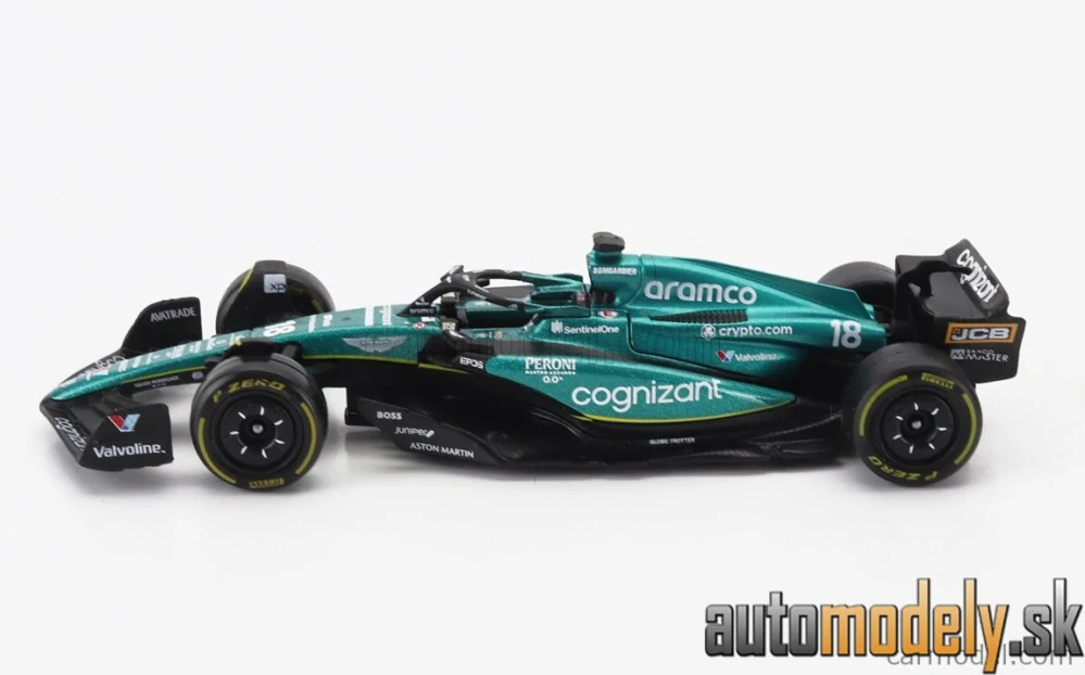 Bburago - ASTON MARTIN - F1 AMR23 TEAM ARAMCO COGNIZANT N 18 SEASON 2023 LANCE STROLL - 1:43