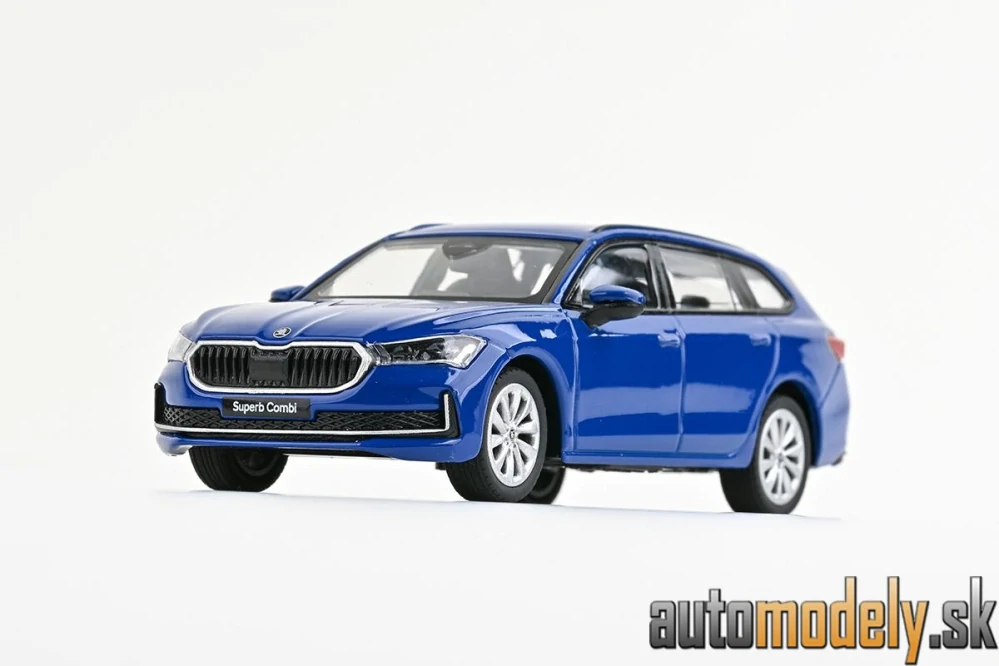 Abrex - Škoda Superb IV Combi (2023) Modrá Energy - 1:43