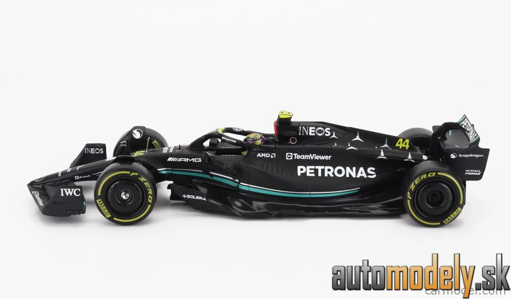 Bburago - MERCEDES GP - F1 W14 TEAM MERCEDES-AMG PETRONAS FORMULA ONE N 44 SEASON 2023 LEWIS HAMILTON - 1:24