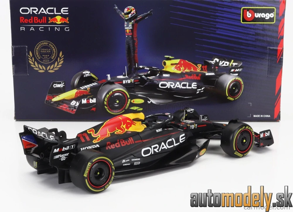 Bburago - RED BULL - F1 RB19 TEAM ORACLE RED BULL RACING N 11 SEASON 2023 SERGIO PEREZ - 1:24