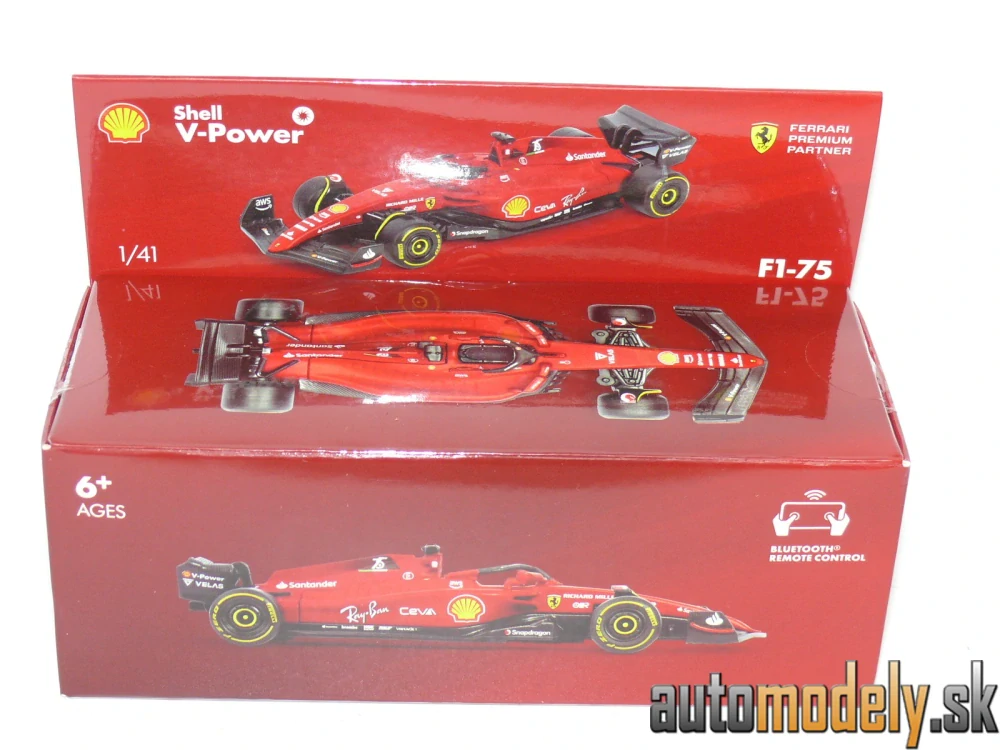 Bburago - Ferrari F1-75 - 1:41 (bluetooth remote control)