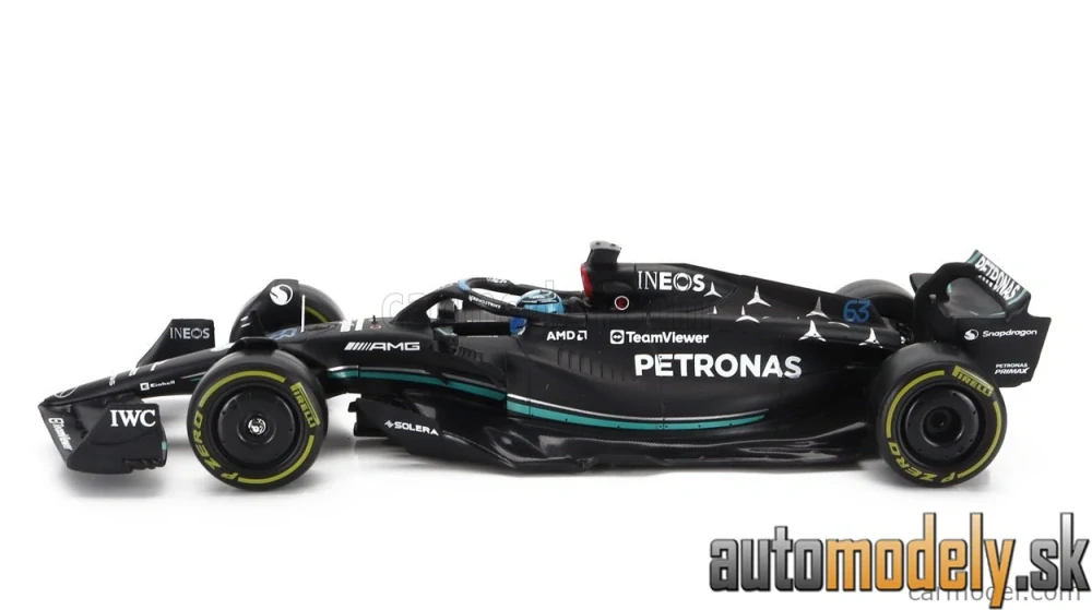 BURAGO - MERCEDES GP - F1 W14 TEAM MERCEDES-AMG PETRONAS FORMULA ONE N 63 SEASON 2023 GEORGE RUSSELL - 1:24