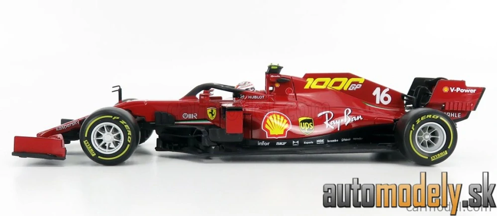 BURAGO - FERRARI - F1 SF1000 TEAM SCUDERIA FERRARI N 16 8th TOSCANA GP MUGELLO 1000th GP FERRARI F1 2020 C.LECLERC - 1:18