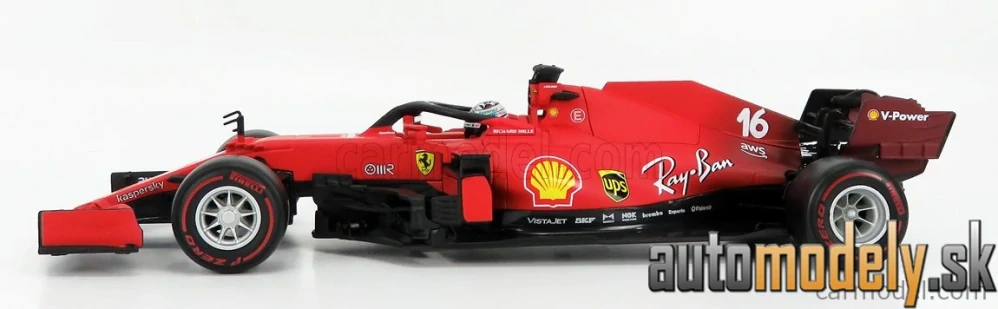BURAGO - FERRARI - F1 SF21 TEAM SCUDERIA FERRARI MISSION WINNOW N 16 SEASON 2021 CHARLES LECLERC - 1:18
