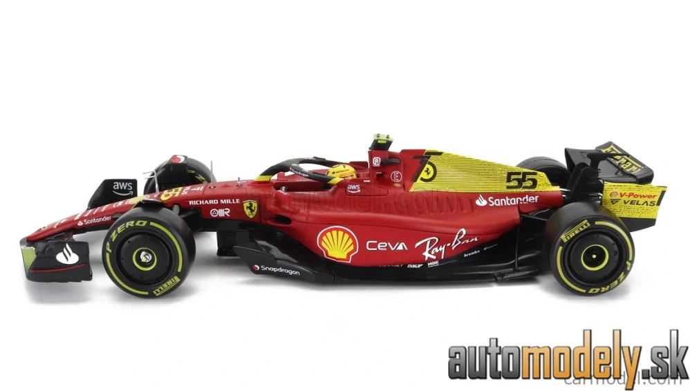 BURAGO - FERRARI - F1-75 SCUDERIA FERRARI N 55 4th MONZA GP ITALY 2022 CARLOS SAINZ - 1:24