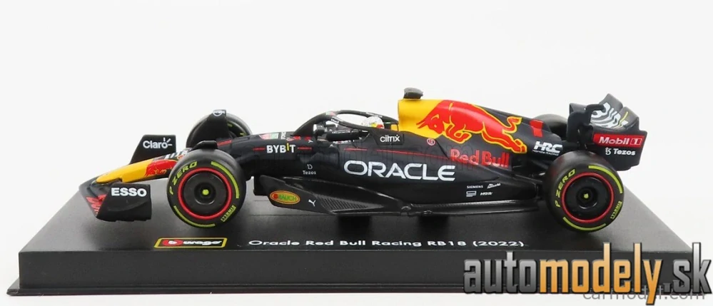 BURAGO - RED BULL - F1 RB18 TEAM ORACLE RED BULL RACING N 1 WORLD CHAMPION SEASON 2022 MAX VERSTAPPEN - 1:43