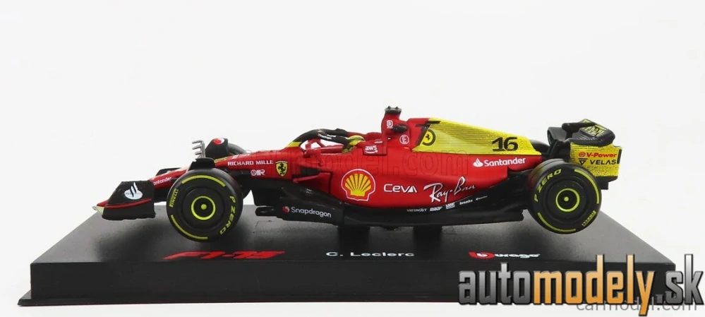 BURAGO - FERRARI - F1-75 SCUDERIA FERRARI N 16 2nd MONZA GP ITALY (POLE POSITION) 2022 CHARLES LECLERC - 1:43