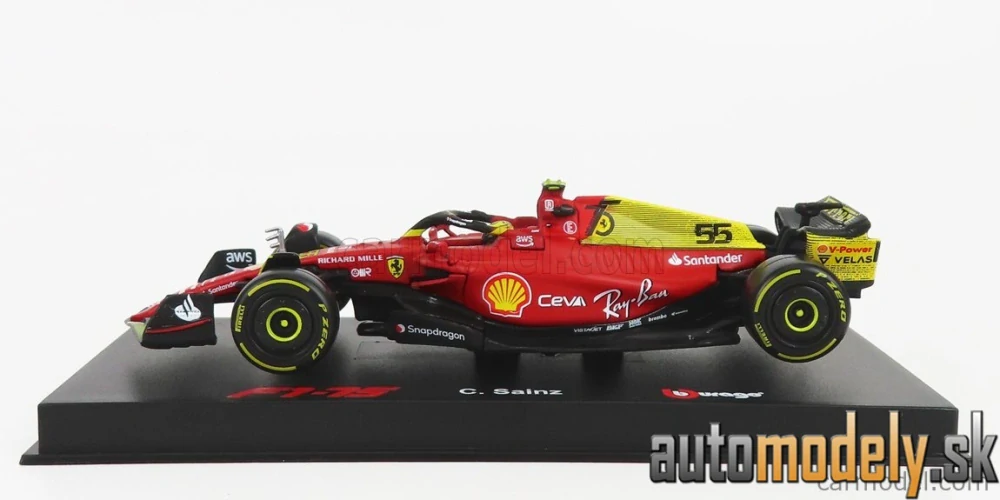 BURAGO - FERRARI - F1-75 SCUDERIA FERRARI N 55 4th MONZA GP ITALY 2022 CARLOS SAINZ - 1:43