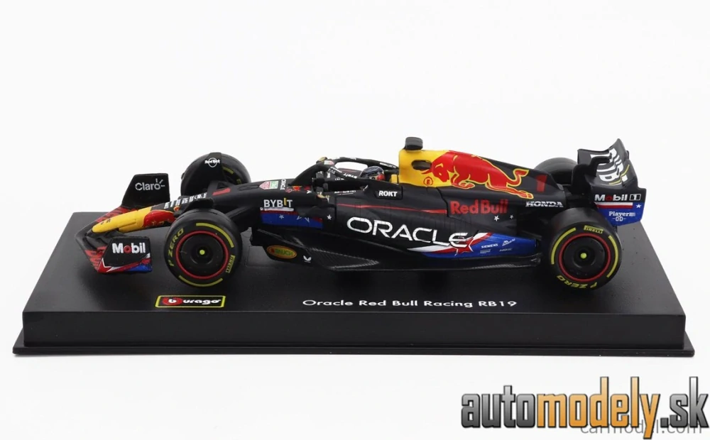 BURAGO - RED BULL - F1 RB19 TEAM ORACLE RED BULL RACING N 1 WORLD CHAMPION WINNER AUSTIN USA GP 2023 MAX VERSTAPPEN - 1:43
