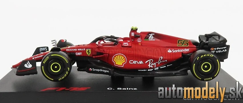BURAGO - FERRARI - F1-75 SCUDERIA FERRARI N 55 SEASON 2022 CARLOS SAINZ - 1:43