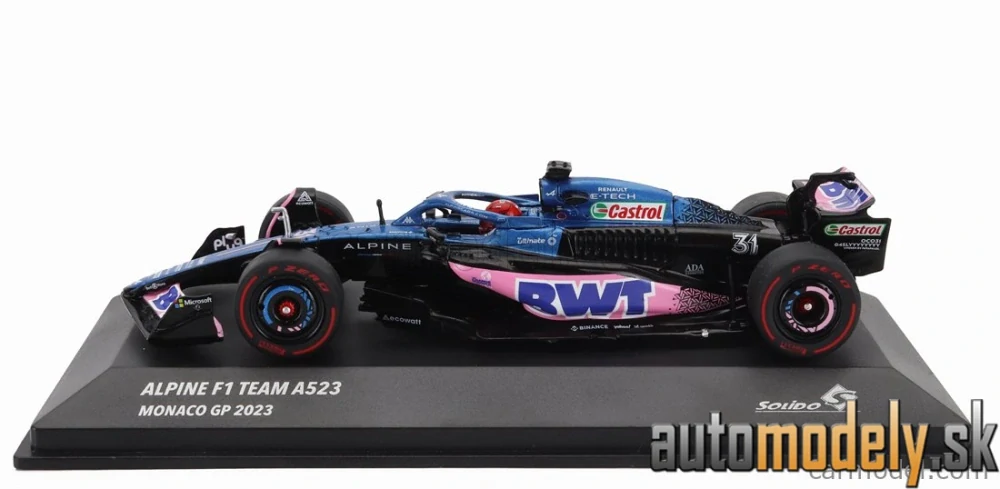SOLIDO - ALPINE - F1 A524 TEAM BWT ALPINE N 10 BRAZILIAN GP 2024 PIERRE GASLY - 1:18