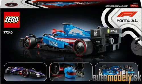LEGO® Speed Champions 77246 Pretekárske auto Visa Cash App RB VCARB 01 F1®