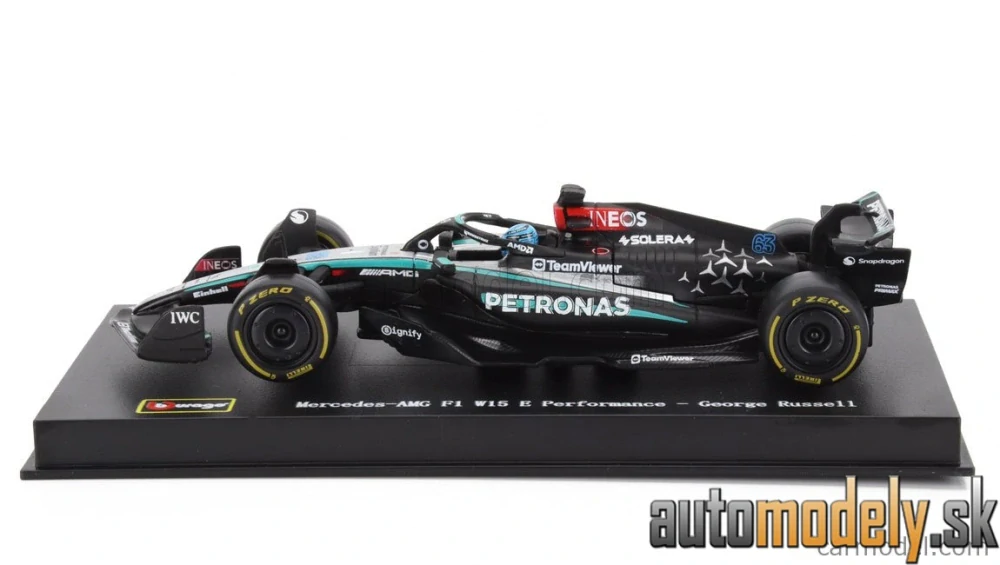 BURAGO - MERCEDES GP - F1 W15 EQ PERFORMANCE TEAM AMG PETRONAS MOTORSPORT N 63 SEASON 2024 GEORGE RUSSELL - 1:43