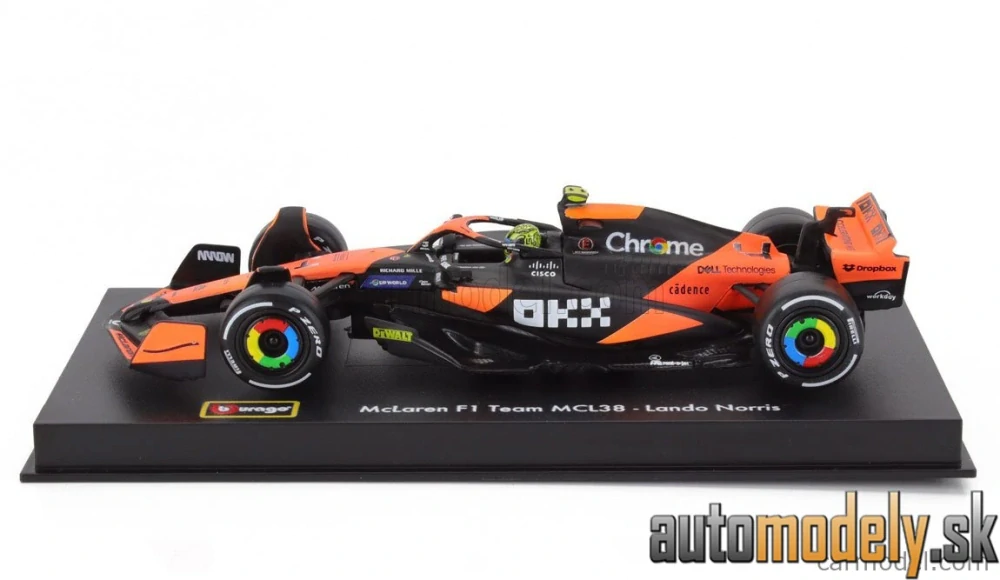 BURAGO - McLAREN - F1 MCL38 TEAM MCLAREN N 4 WINNER MIAMI GP 2024 FIRST F1 VICTORY LANDO NORRIS - 1:43
