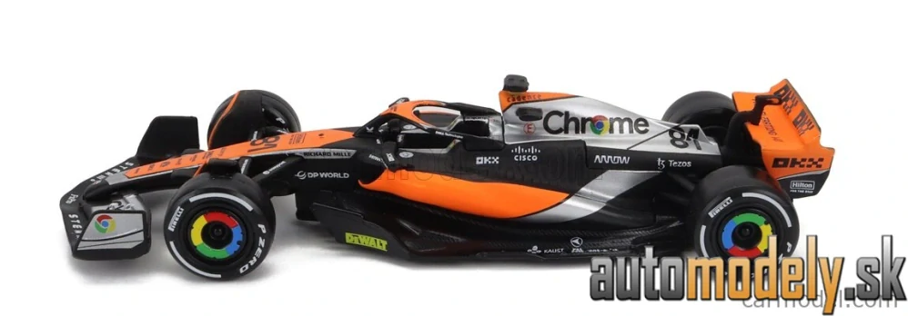 BURAGO - McLAREN - F1 MCL60 TEAM McLAREN N 81 4th BRITISH GP 2023 OSCAR PIASTRI - 1:43
