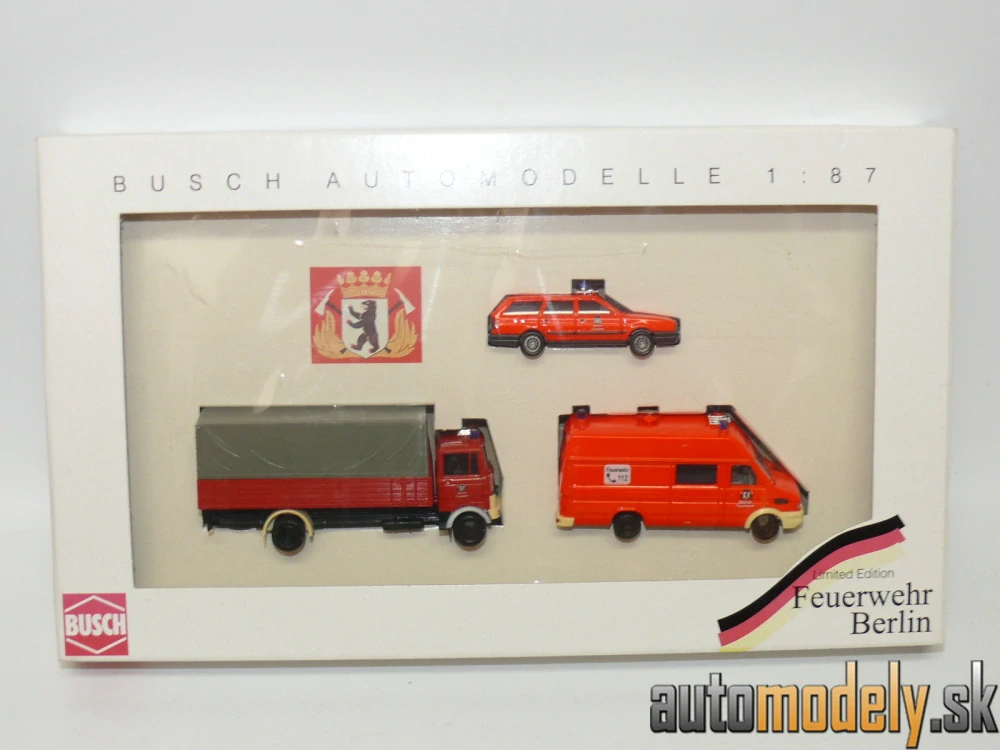 Busch - Feuerwehr Berlin - HO 1:87