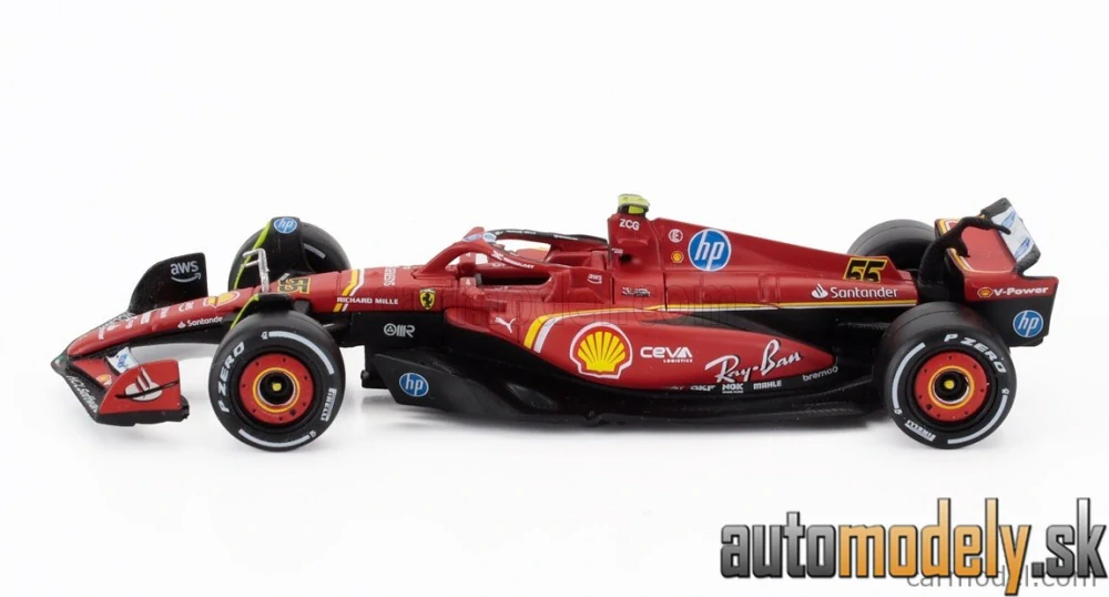 BURAGO - FERRARI - F1 SF-24 TEAM SCUDERIA FERRARI N 55 4th ITALY MONZA GP 2024 CARLOS SAINZ - 1:43