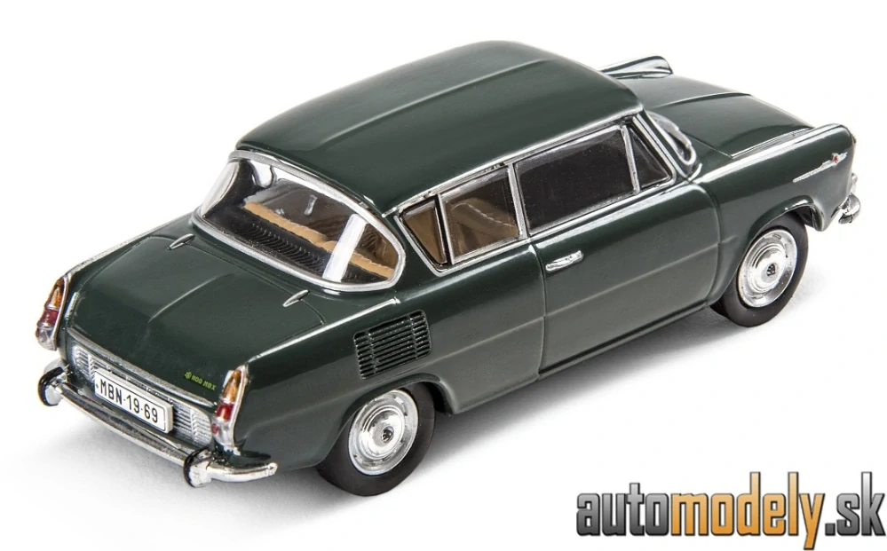Škoda 1100MBX (1969) tmavo zelená - 1:43