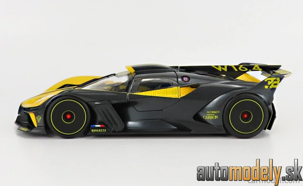Bburago - BUGATTI BOLIDE W16 8.0 FOUR-TURBO 1850hp 500km/h 2020 - 1:18