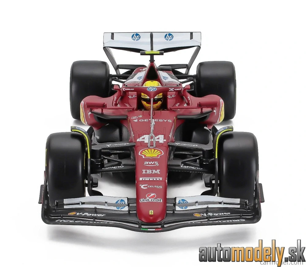 Bburago - FERRARI - F1 SF-25 TEAM SCUDERIA FERRARI HP N 44 SEASON 2025 LEWIS HAMILTON - 1:18