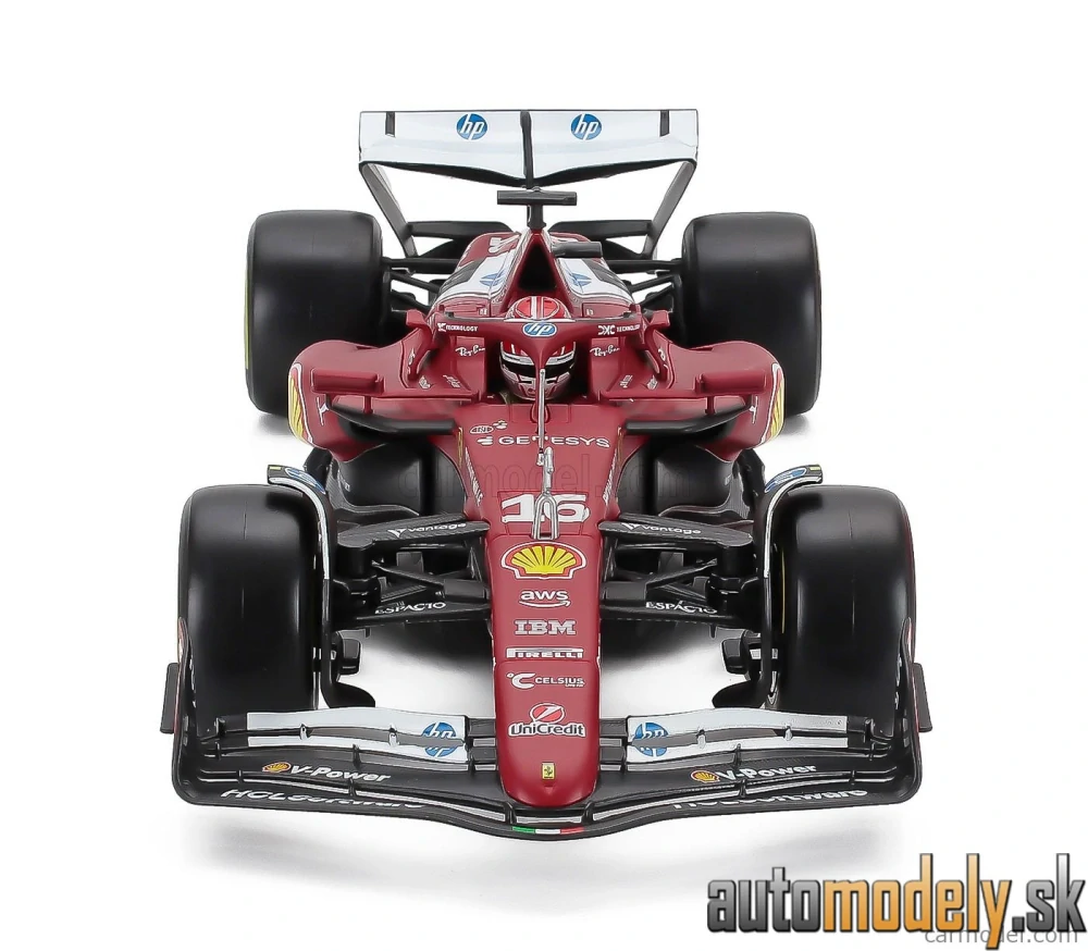 Bburago - FERRARI - F1 SF-25 TEAM SCUDERIA FERRARI N 16 SEASON 2025 CHARLES LECLERC - 1:18