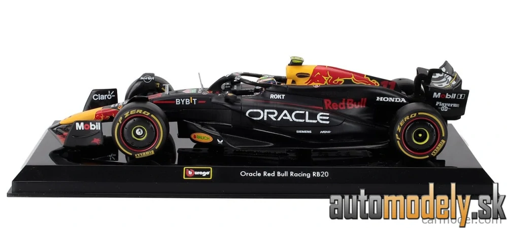 Bburago - RED BULL - F1 RB20 TEAM ORACLE RED BULL RACING N 11 SEASON 2024 SERGIO PEREZ - 1:24