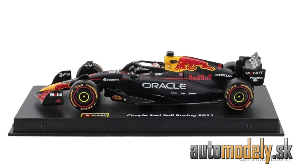 Bburago - RED BULL - F1 RB21 TEAM ORACLE RED BULL RACING N 1 SEASON 2025 MAX VERSTAPPEN - 1:43