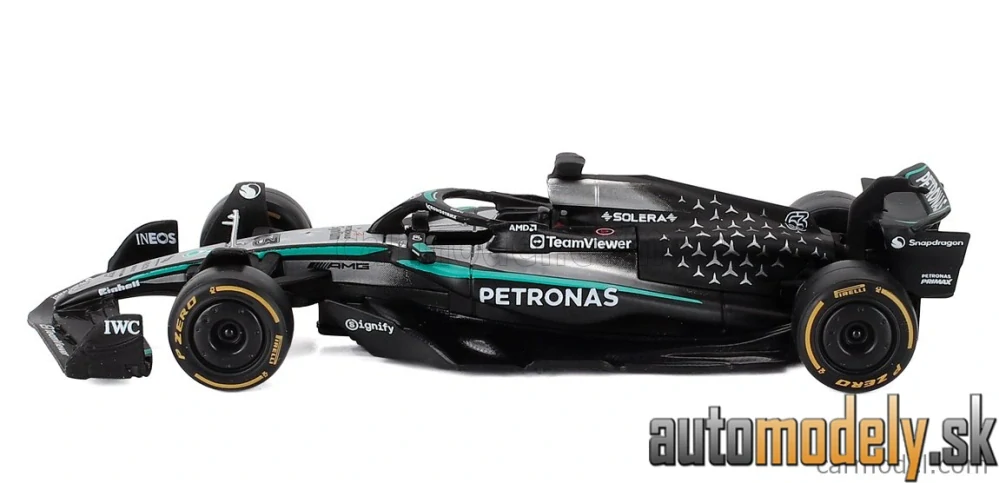 Bburago - MERCEDES GP - F1 W16 TEAM AMG PETRONAS MOTORSPORT N 63 SEASON 2025 GEORGE RUSSELL - 1:43