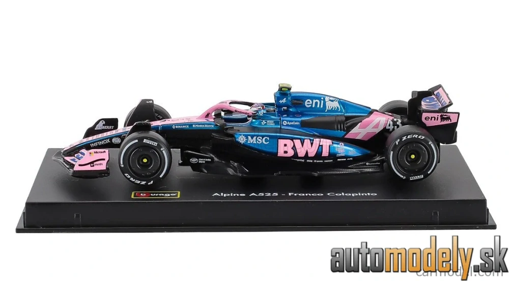 Bburago - ALPINE - F1 A525 TEAM BWT ALPINE N 43 SEASON 2025 FRANCO COLAPINTO - 1:43